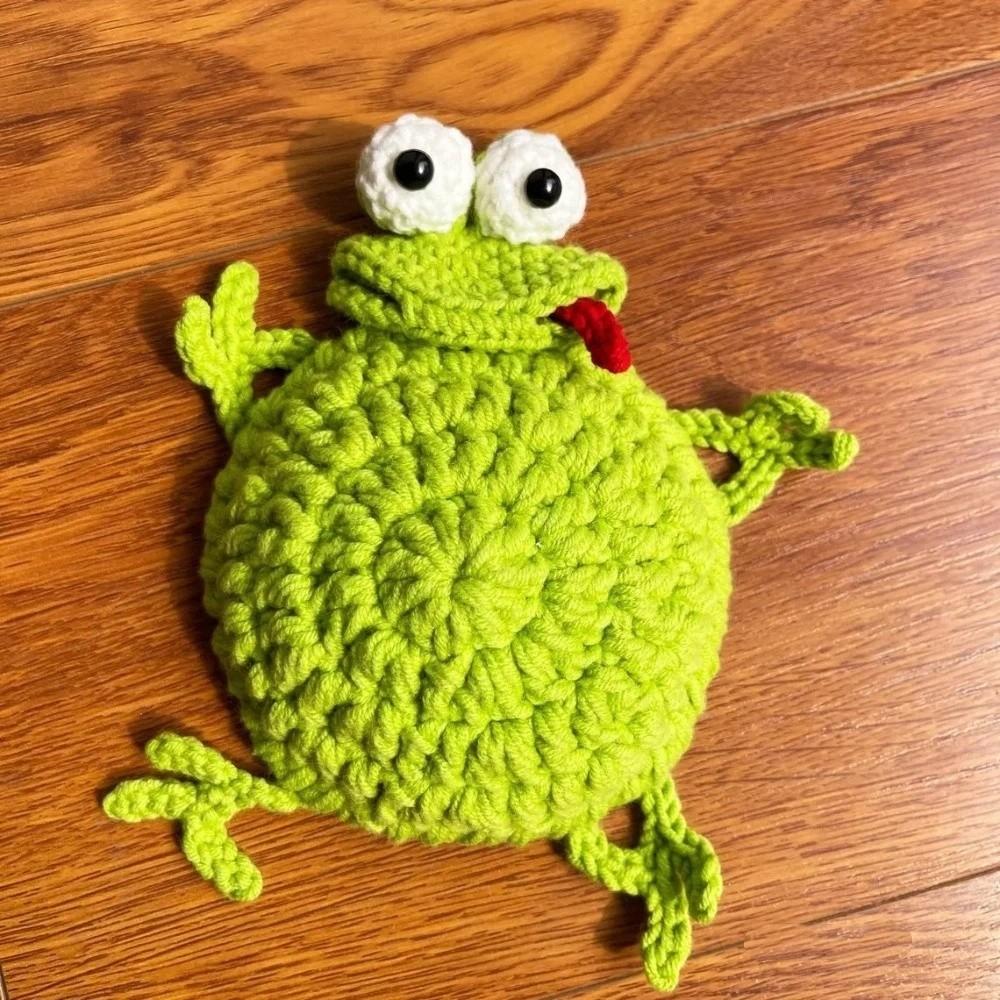 Funny Knitted Cup Mat Hand Woven Animal Drink Coaster Crochet Turtle Coaster Restaurant Table