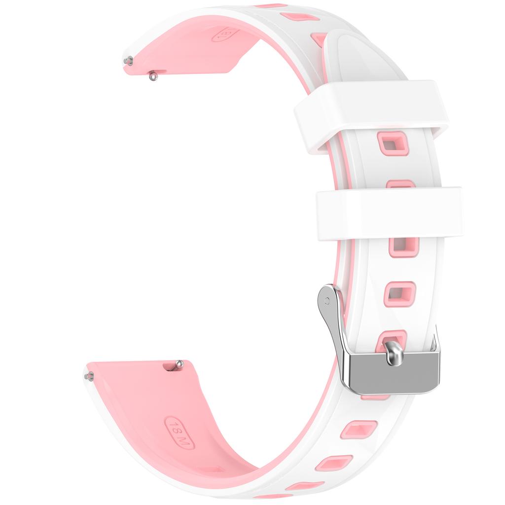 18mm Pattern Design Silicone Strap for Huawei Watch GT 6 / 5 / 4 41mm / Garmin Venu 3S Adjustable Watch Band