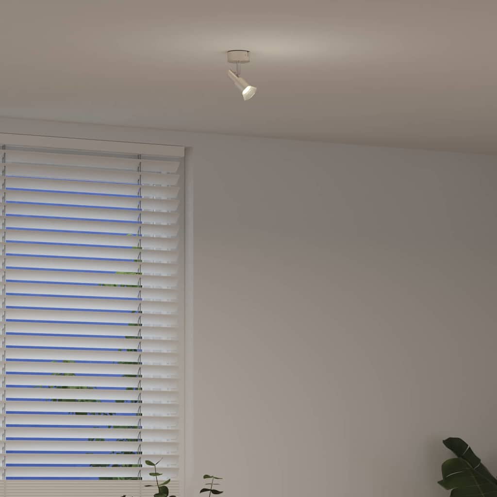 Ceiling Spotlight with Spotlights Nickel 8 x 8 x 10.5 cm Steel