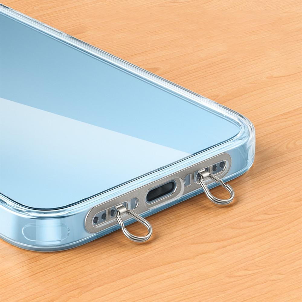 Ultra-thin Phone Lanyard Clip Patch Stainless Steel Phone Case Hanging Rope  for Mobile Phone