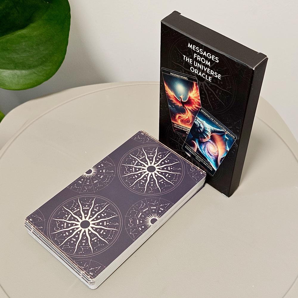Оракул 'Сообщения от Вселенной' 12*7см 36 Духовных Аффирмационных Карт для Руководства и Проявления