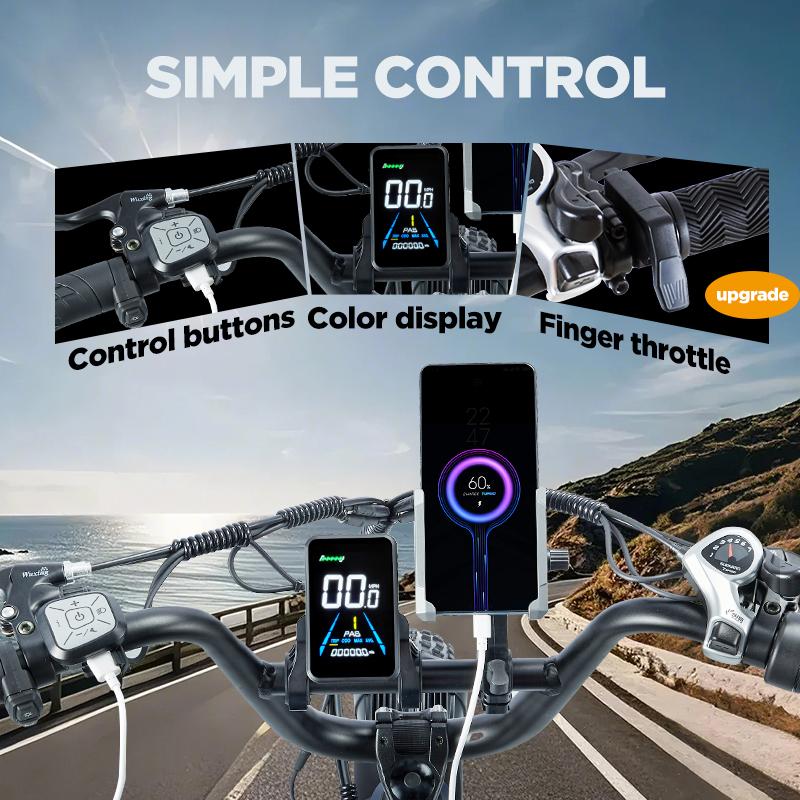 BURCHDA Электровелосипед для взрослых- U8 1000 Вт, литиевая батарея 48 В 31,5 Ач, фэтбайк 4.0, снегозащищенный, вседорожный, модель 2025 года, для взрослых