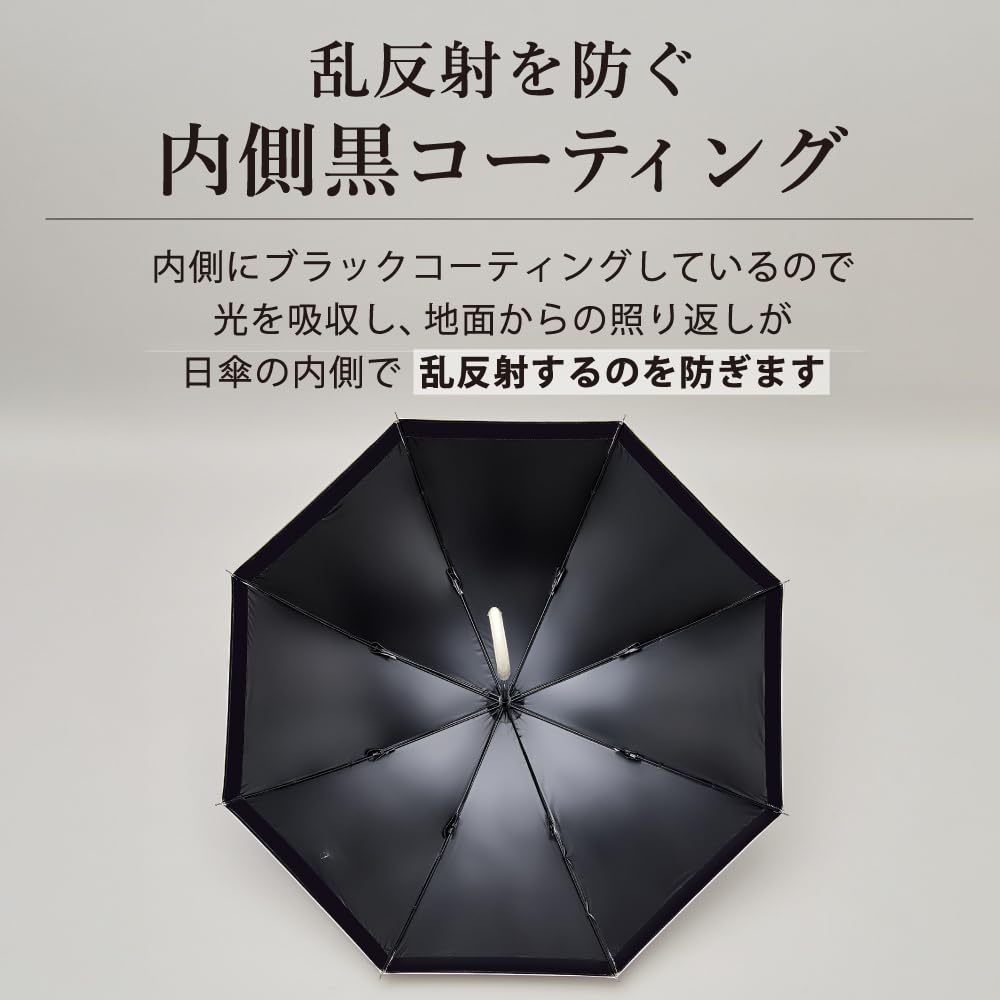 Cogit Зонт Sunblock Lab Parasol 2026 Может использоваться как длинный зонт и как складной зонт летний слоновая кость #Матовый - - 2-сторонний зонт,