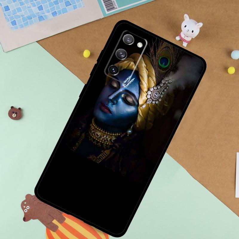 Indian God Lord Krishna Soft Case For Samsung Galaxy S24 Ultra S9 S10 S20 S22 S21 Plus S23 FE S25 Ultra Funda Cover