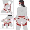 Бондаж Наручники Набедренная манжета Набор секс-игрушек Сексуальный Взрослый Женский С открытыми ногами Ручные фиксаторы Набор секс-игрушек Повязка на глаза Поясная система