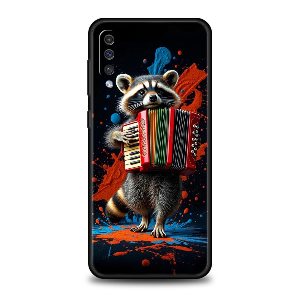 Чехол для телефона с енотом для Samsung Galaxy A56 A36 A26 A16 A34 A24 A42 A22 A20 A12 A40 A30 A10 5G Мягкий TPU Чехол-оболочка Fundas Capas