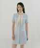 Lucirju Mary Tweed One-Piece (Sky Blue)