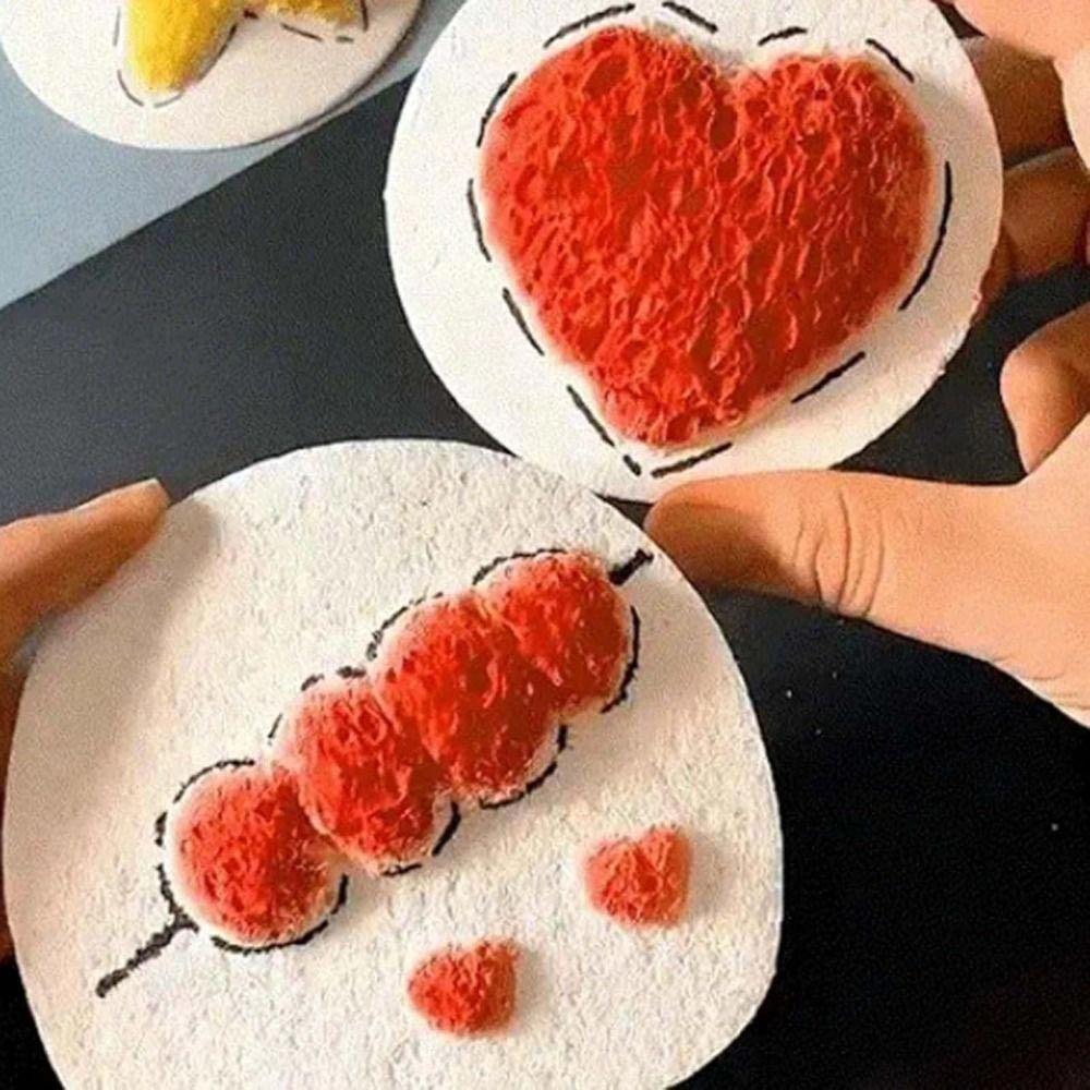 Ручная работа Волшебная объемная краска Обучающая игрушка Объемная текстурная бумага для детей