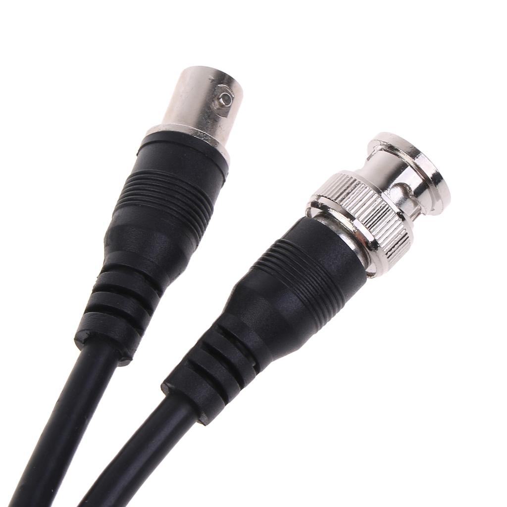 Коаксиальный удлинительный кабель BNC (папа) - BNC (мама) с низкими потерями для антенны, системы видеонаблюдения, модема, системы видеонаблюдения