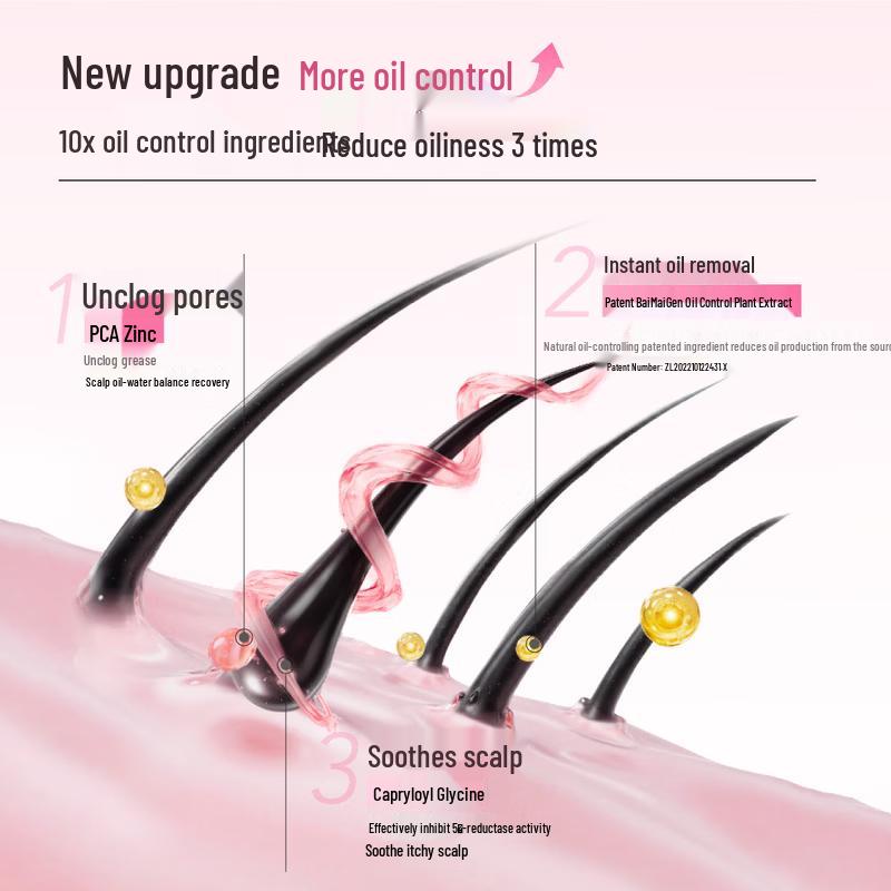 Ban Mu Hua Tian Volumizing & Oil Control Rose Shampoo