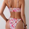 1011 new split swimsuit women's print sexy bikini suit European and American bikini swimsuit