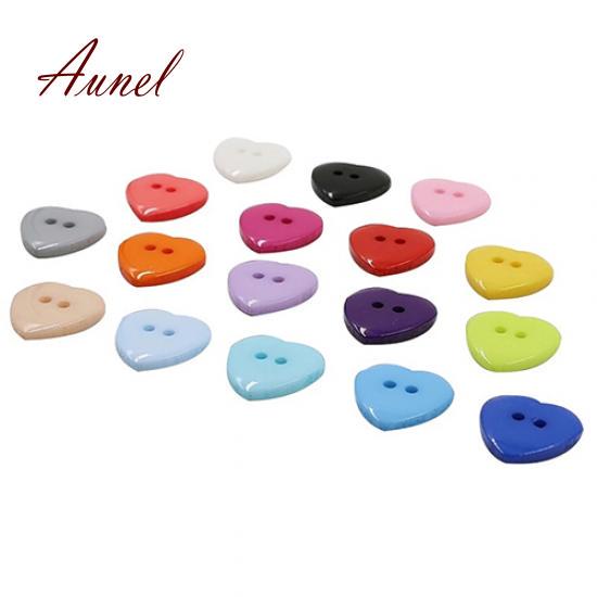 Пуговицы в виде сердечек. 100 шт