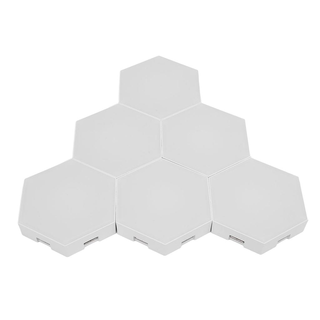 6 комплектов Bluetooth Hex Wall Light RGB 16 миллионов цветов Music Sync APP Remote Control LED Light Panel