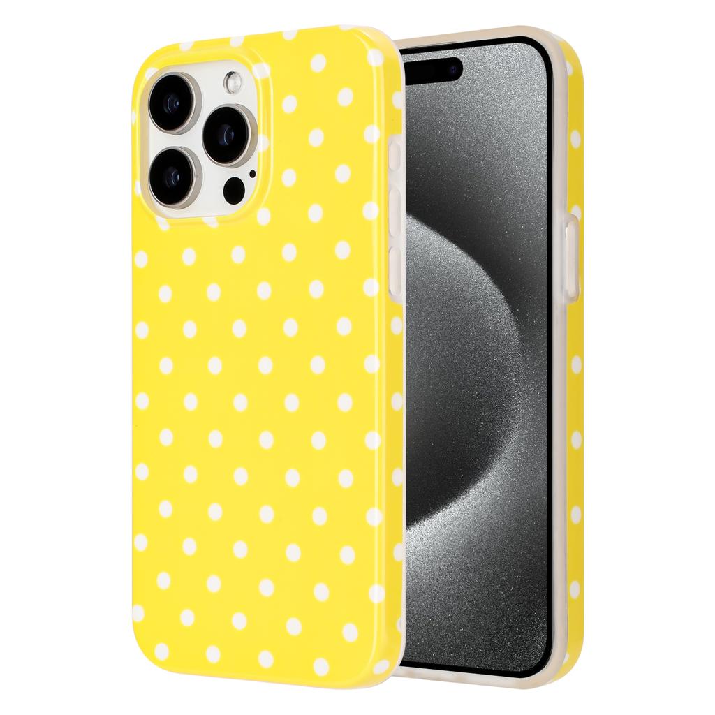 For iPhone 16 Pro Case Dot Design IMD TPU Phone Back Cover