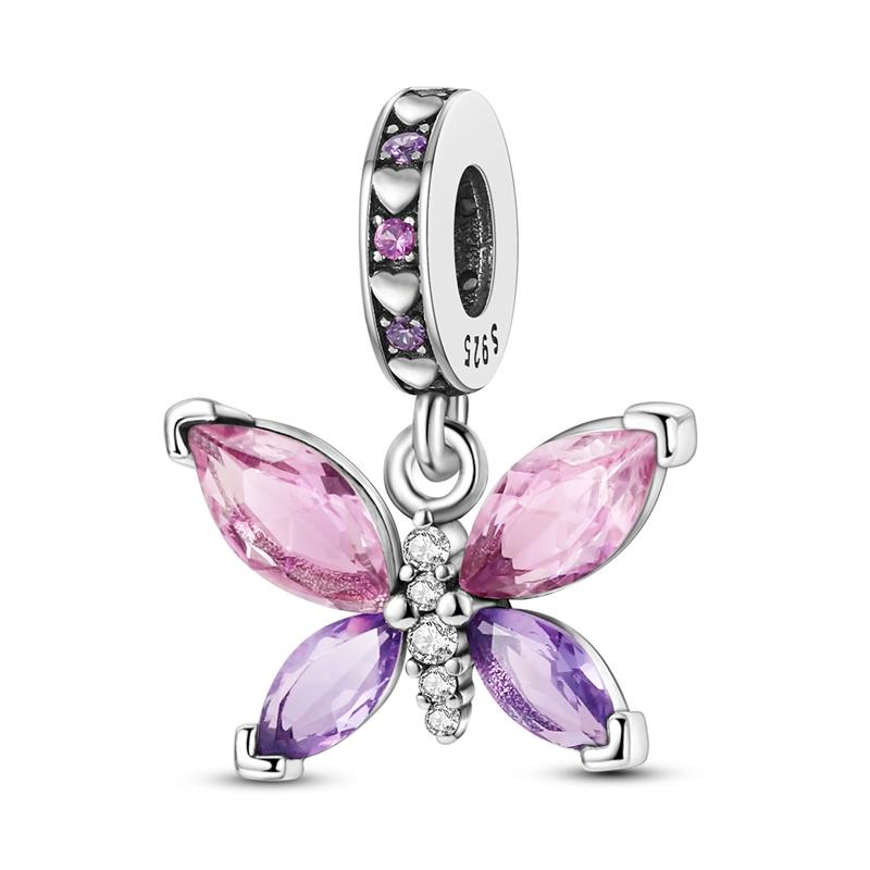 925 Sterling Silver Dragon Egg Opening Closing Charms Bead CZ Zircon Pendants Fit Original Bracelet DIY Jewelry Gift