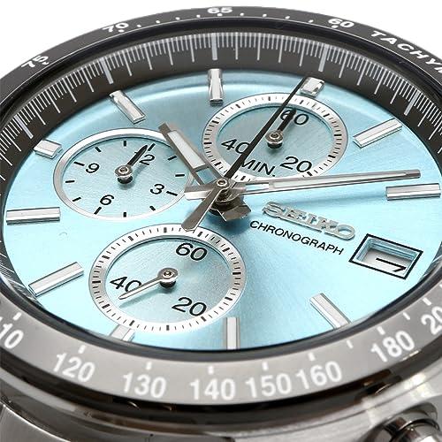 Seiko Мужские кварцевые часы с секундомером 1/5 секунды SBTR029