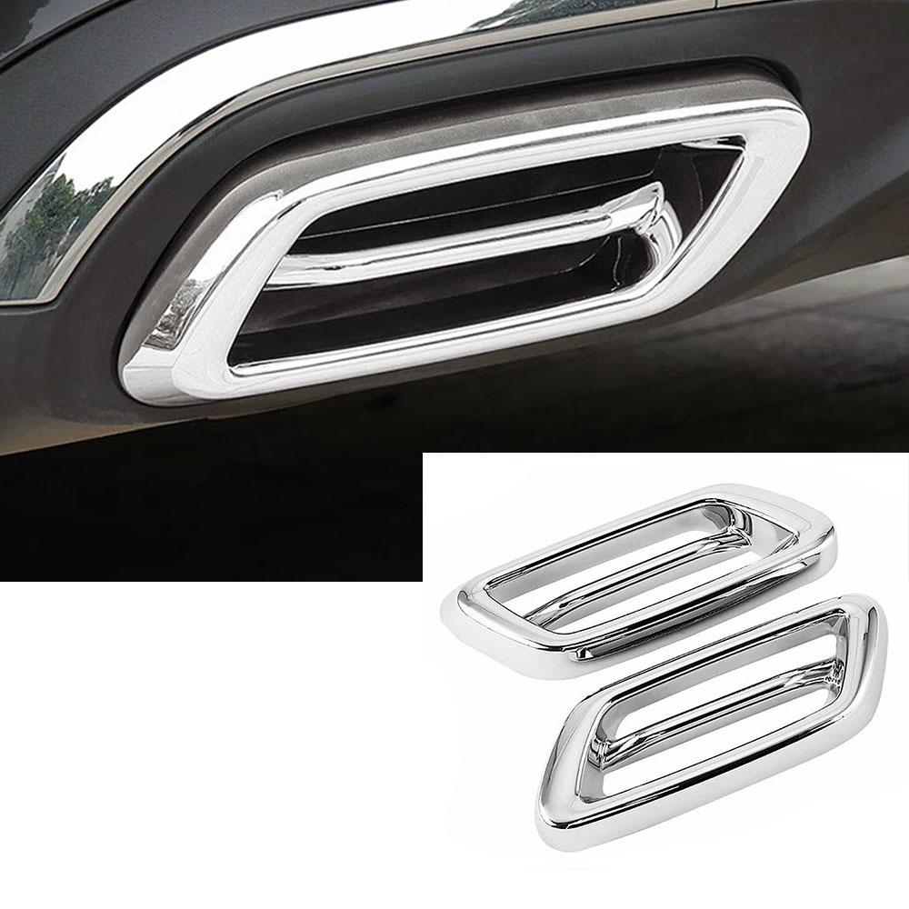 Для Mercedes Benz C Class W206 C200 C220 C260 C300 2024 2024 Автомобильный глушитель, хвостовая часть, выхлопная труба, задняя крышка, отделка, стильный ремонт