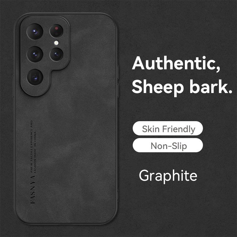 Luxurious Sheepskin Leather Phone Case for Samsung A36, A06, A05S, A16, M15, M35, M55.