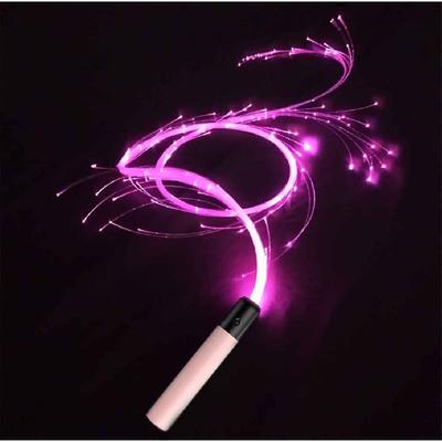 6-футовый оптоволоконный хлыст для танцев, с зарядкой от USB, поворот на 360°, эффект радуги со светодиодами, отлично подходит для рейв-вечеринок, световых шоу, музыкальных фестивалей, рождественских подарков (7