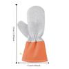 2 Pairs Extended Silver Wire Gloves Thickened Waterproof Cleaning Gloves Wear-resistant Oil Removal Dish Washing Gloves