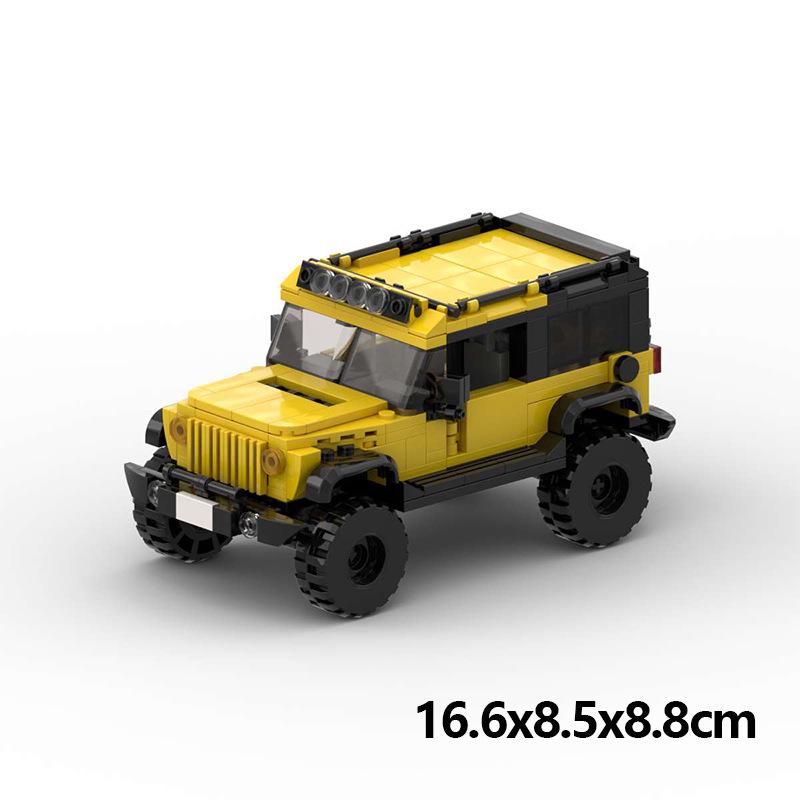 MOC Jeep Wrangler Off-Road Vehicle for Lego-Compatible DIY Building Blocks Model