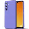 Protective Case - BOOLING - for Samsung Galaxy A26 5G - Liquid Silicone - Dark Purple - Anti-Scratch