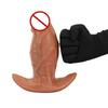 Реалистичный носимый силиконовый дилдо с крайней плотью, мягкими венами и большим размером для мужчин и женщин