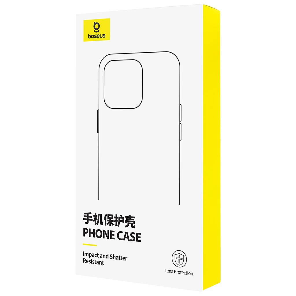 BASEUS Smart Ring Series For iPhone 16 Pro Max Compatible with MagSafe TPU+PC Phone Case (Touch Button Version)