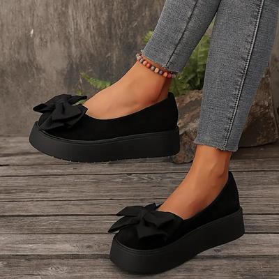 Модная обувь на толстой подошве с мелким вырезом, повседневная, одинарная, новая, весна-осень, с круглым носком, удобная, спортивная женская обувь