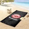 Пляжное полотенце Eintracht Frankfurt, Большое, Мягкое, Быстросохнущее, для Пляжа, Кемпинга, Плавания