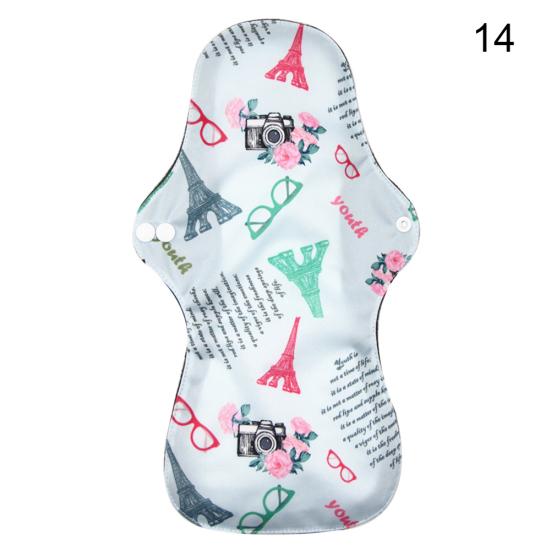 Менструальные прокладки из бамбукового хлопка, многоразовые, моющиеся, гигиенические прокладки большого размера