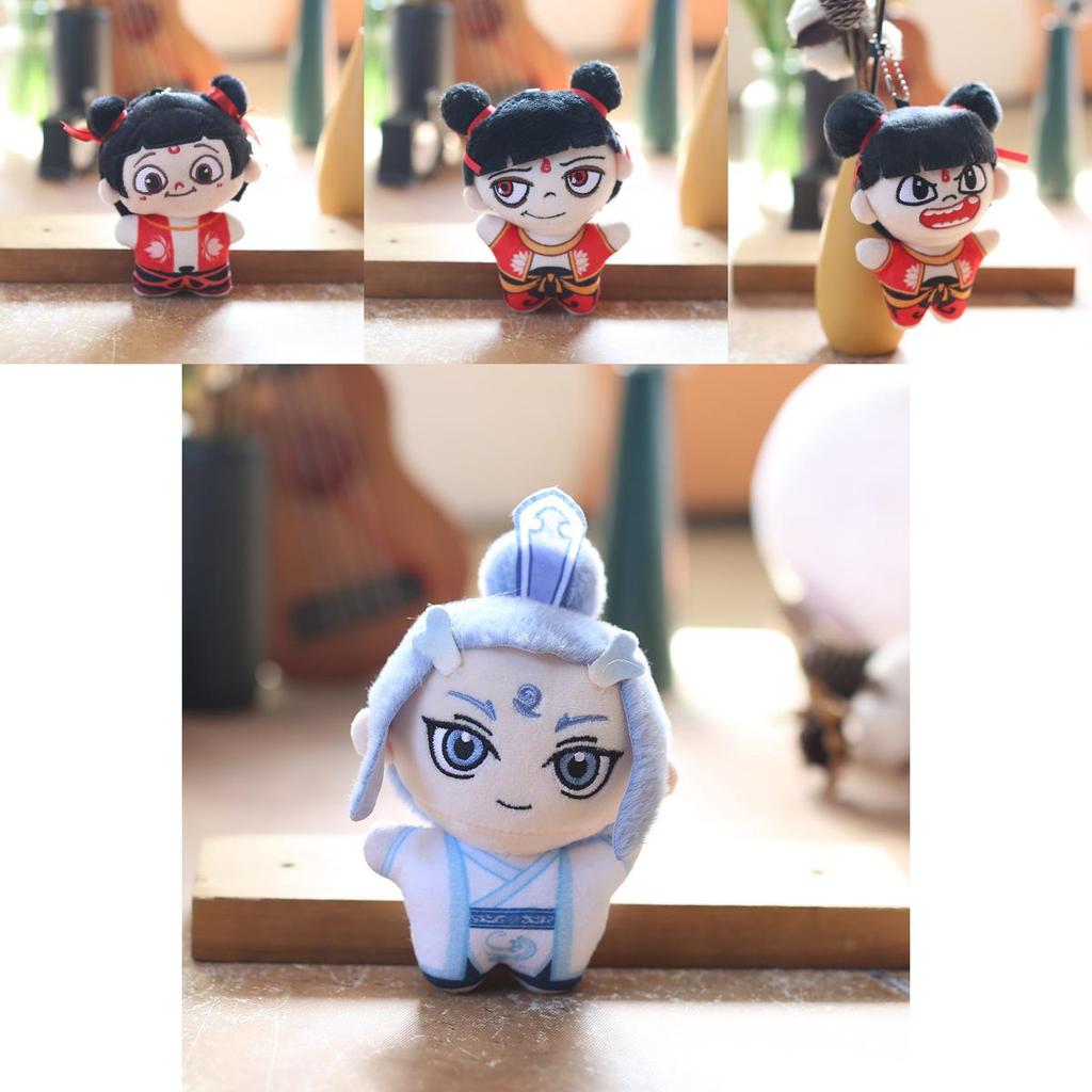 Плюшевый брелок Нечжа Демон-ребенок из хлопка ПП, очень мягкий, набивной, подвеска для рюкзака, подарок для детей