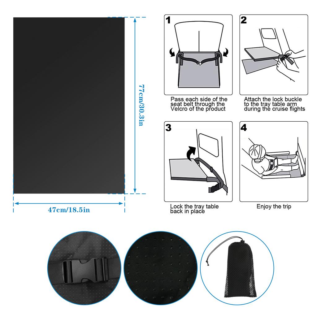 Детская надувная кровать для самолета, удлинитель сиденья для самолета для детей, дорожная кровать, детские дорожные принадлежности для самолета для малышей, портативная кровать для самолета для младенцев