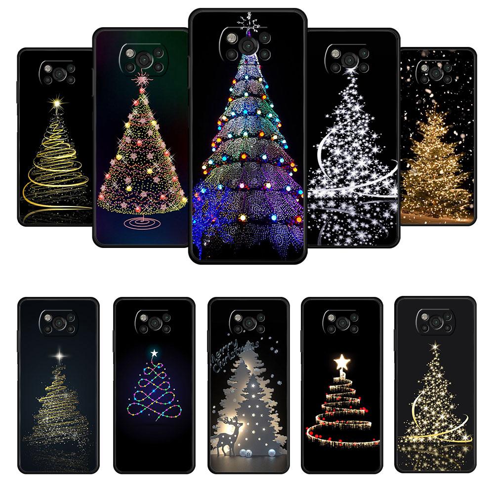 Чехол для телефона Xiaomi Poco X3 X4 Nfc M3 M4 Pro F3 F4 Gt F1 для Mi 12 11t 10t 9t 11 Note 10 Lite Shell Merry Christmas Tree Deer