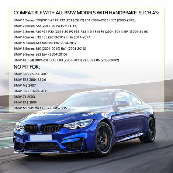 Carbon Fiber Handbrake Brake Handle ABS For Cover BMW E46 E90 E92 F30 F32 F80