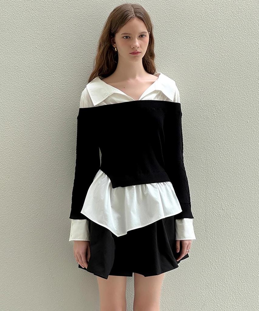 LAUTREDE MIN Layered Shirts Knit