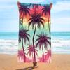 New, Double-sided Velvet Beach Towel Quick-drying Sports Towel Printed Bath Towel