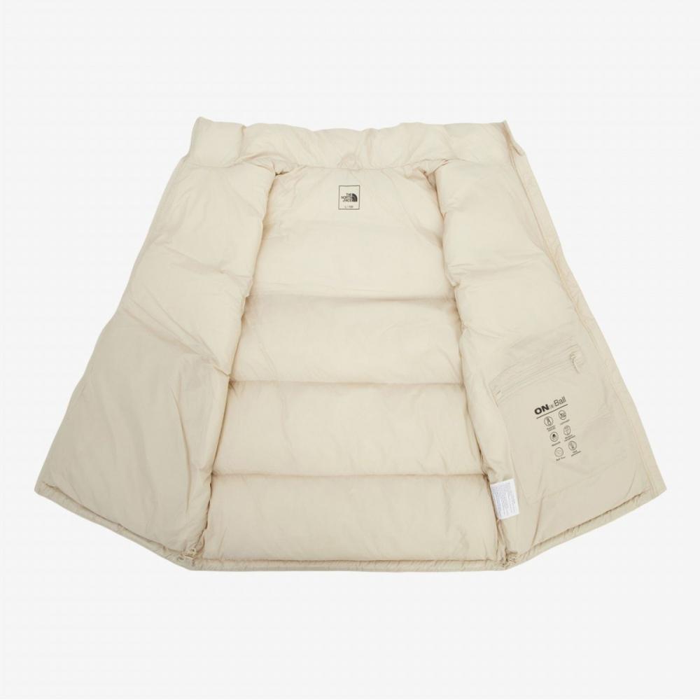 [Официальный North Face] Nv3nr50c Жилет-пончо Nap Si On Кремово-бежевый