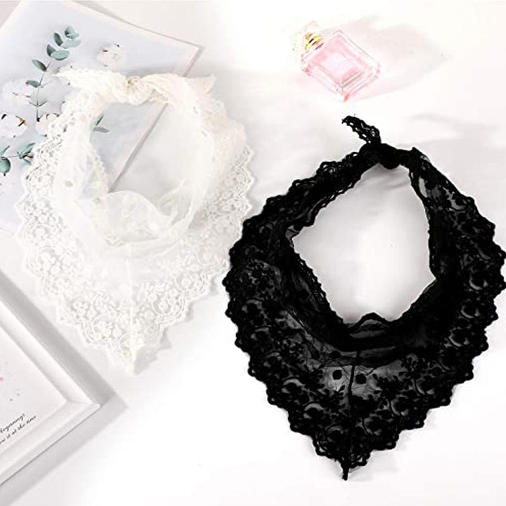 Ethnic Lace Scarf Headband for Girls Hair Scarf Bandana Headpiece Turban Hairband Women Photo Headscarf Head Accessory