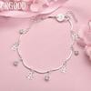 925 Sterling Silver AAA Zircon Clover Bracele Fashionable Wedding Jewelry