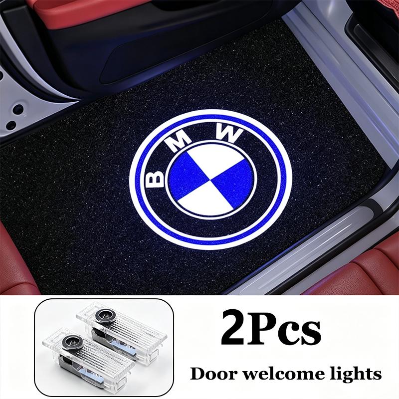 NTSM5 Motorcycle Sticker/LED Car Door Logo Welcome Lights Auto Laser Projector Lamp For BMW M E46 E90 E60 F30 F10 G20 E87 E92 E91 X5 6
