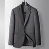 Весна и осень Легкий роскошный деловой однотонный пиджак в западном стиле для среднего и молодого возраста, однотонный однобортный модный пиджак
