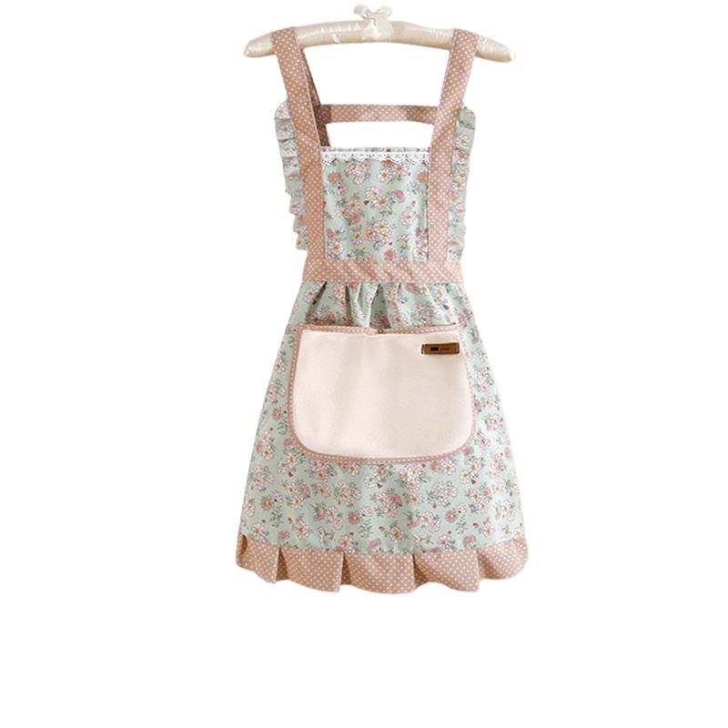 Stylish Stain-Proof Cotton Canvas Kitchen Apron - Breathable & Wear-Resistant Cooking Coveralls