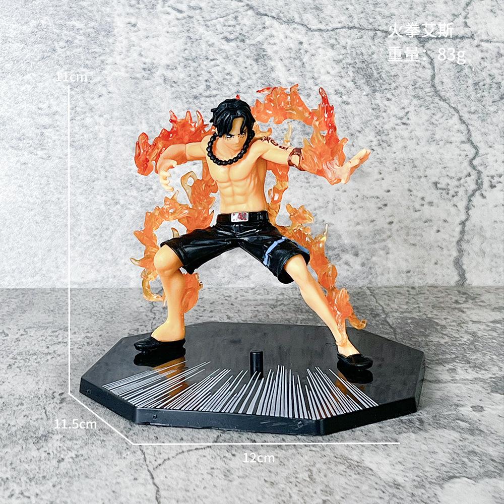 One Piece Anime Action Figure Set Luffy Roronoa Zoro Sabo Portgas D Ace Vinsmoke Sanji Collectible PVC Model Dolls