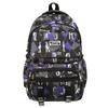 Large Capacity Graffiti Print School Bag Student Backpack Women Men Travel Backpack