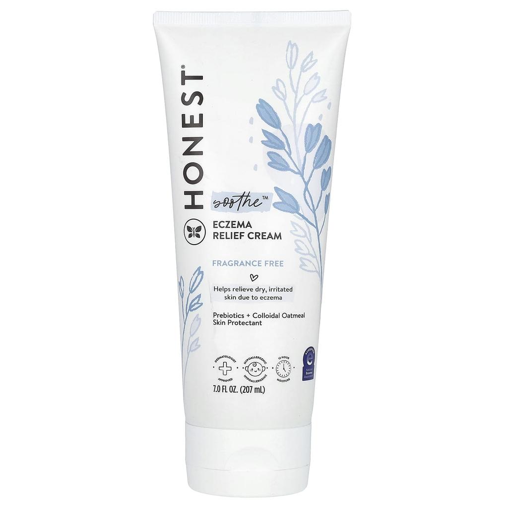The Honest Company Soothing Therapy Eczema Cream, 7 Fl Oz (207 Ml)