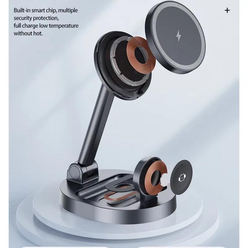 Складная дорожная беспроводная зарядная станция 3 в 1 для Magsafe iPhone 12-16 Pro Max, Apple Watch 8 7, AirPods Pro, станция быстрой зарядки