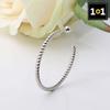 [1+1] Surgical Piercing Twist Ring Single-Sided Sale