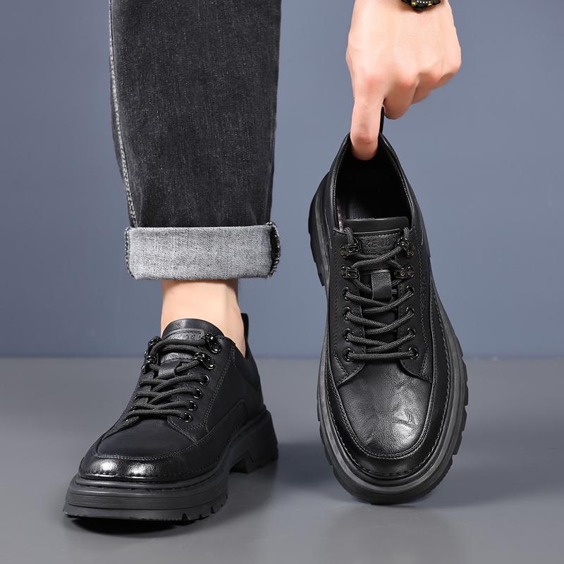 Men's Classic Business Dress Oxford Shoes 2024 New Brand Casual Comfortable Fashion Derby Shoes Luxury Leather Walking Shoes