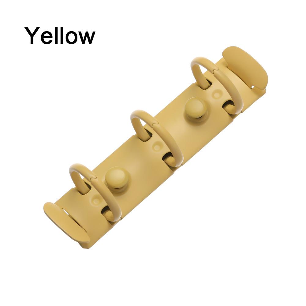 Многоразовый аксессуар 3 кольца зажим для блокнота кольца для переплета папка для листов